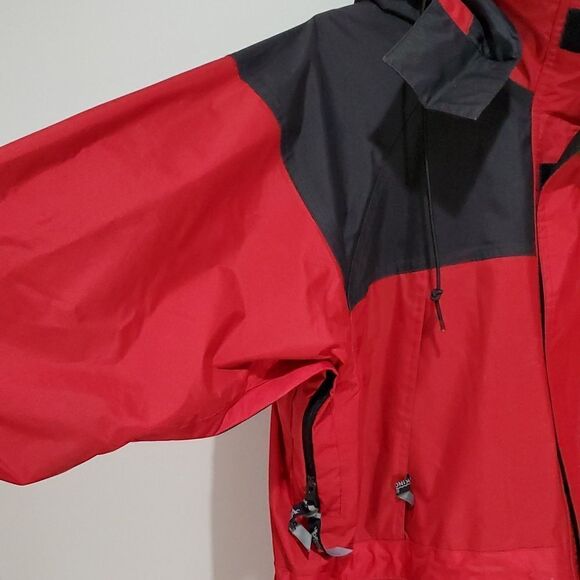 𝅺viking tempest medium red and black windbreaker jacket - Picture 4 of 8